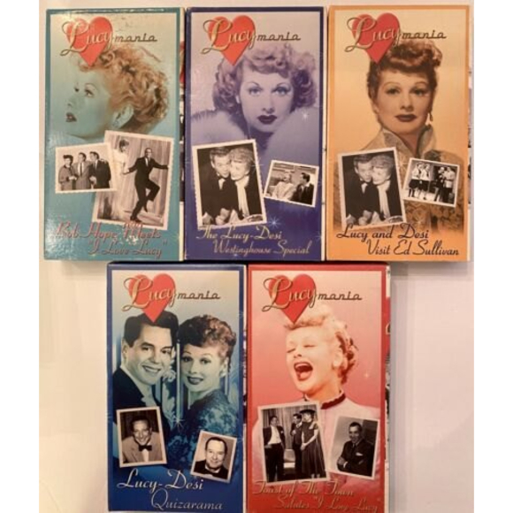 I Love Lucy Mania Collector Series 5-VHS Tape 5 Pack-Vhs Tapes Open Box - Picture 7 of 8